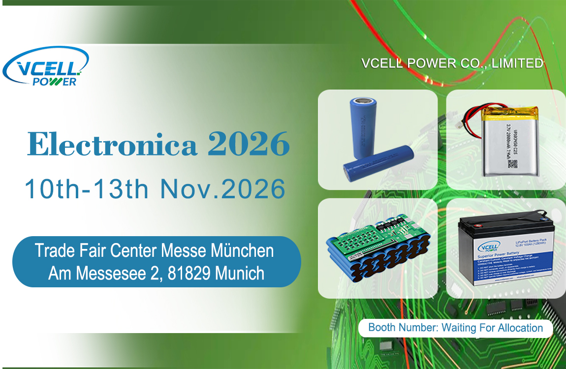 Vcell Power wystawia się na targach Electronica 2026 w Monachium